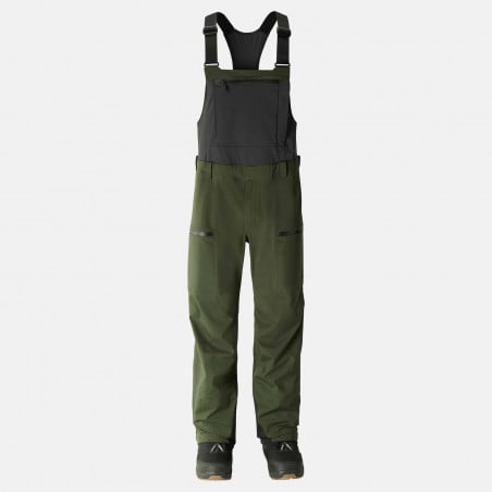 Jones Men's Shralpinist Stretch Recycled Bibs in the Stealth Black colorway