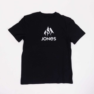 Jones Truckee Organic Cotton Tee in the Stealth Black colorway