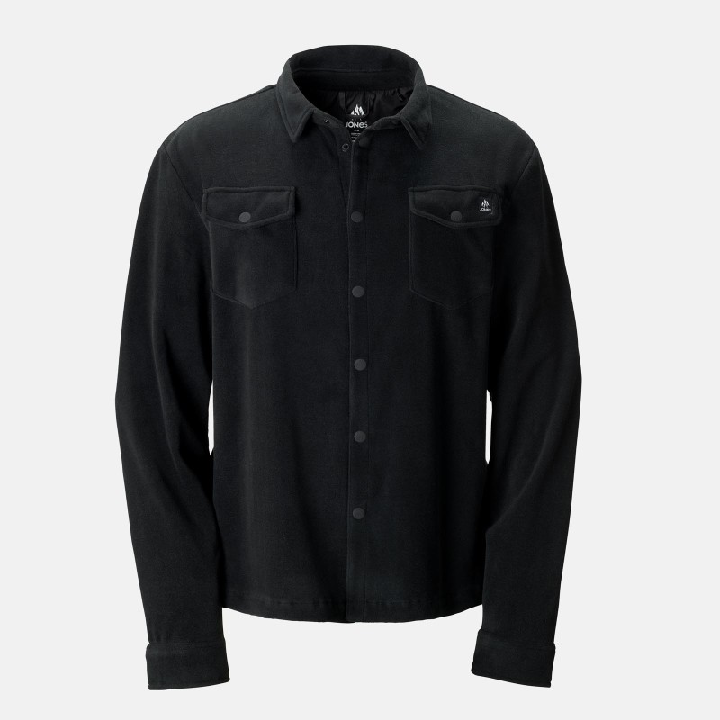 Men's December Recycled Fleece Shirt 2025 - Stealth Black