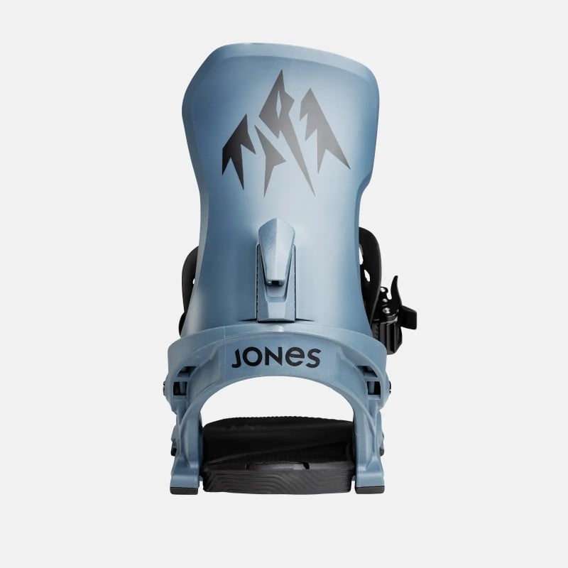 Jones Men's Meteorite Snowboard Binding 2025 in the Blue colorway - Highback view