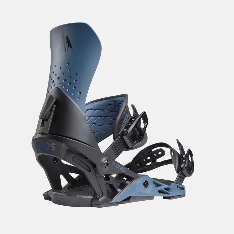 Jones Men's Orion Snowboard Binding 2025 in Blue colorway - Back view