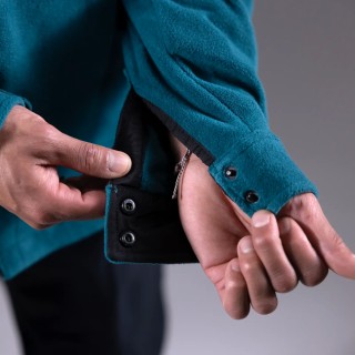 Men's December Recycled Fleece Shirt 2025 - Pacific Teal