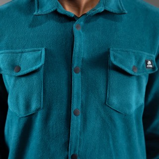 Men's December Recycled Fleece Shirt 2025 - Pacific Teal