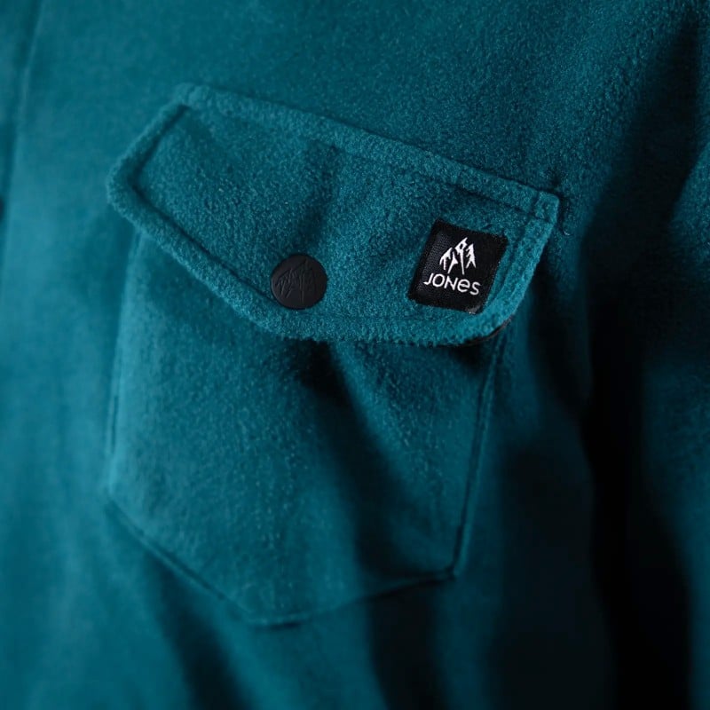 Men's December Recycled Fleece Shirt 2025 - Pacific Teal