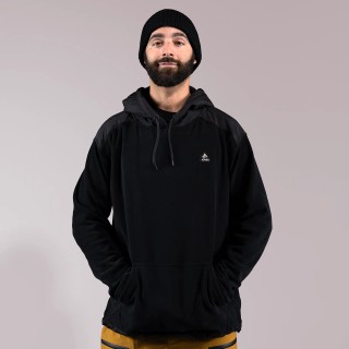 Men's Recycled Fleece Hoodie 2025 - Stealth Black