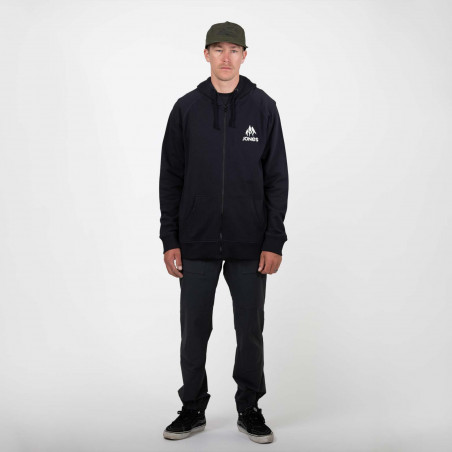 Truckee hoodie zip - black