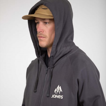 Truckee hoodie zip - black