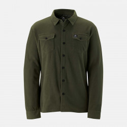 December recycled fleece shirt - Pine Green