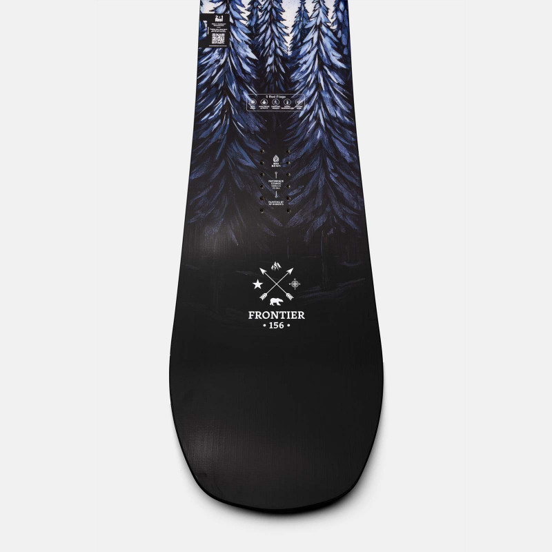 162cm Jones Snowboards Frontier Snowboard 2022 Black 