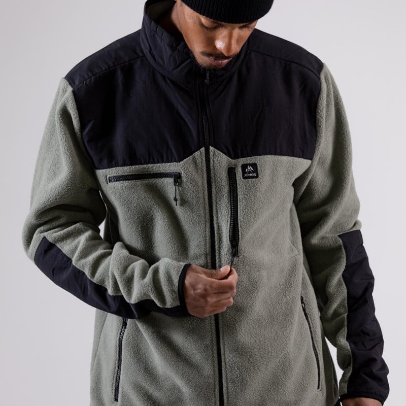 Men's Base Camp Recycled Fleece Jacket 2023 | Jones Snowboards