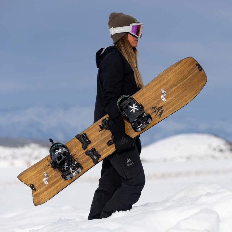 Jones Hovercraft 2.0 Splitboard 2024 in field photography